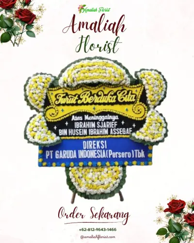 Papan Bunga Duka di Curahgrinting