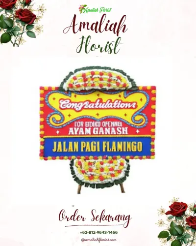 Bunga Papan Congratulation di Curahgrinting